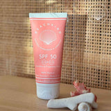 Beachkind SPF 50 hajusteeton luonnonkosmetiikka aurinkorasva