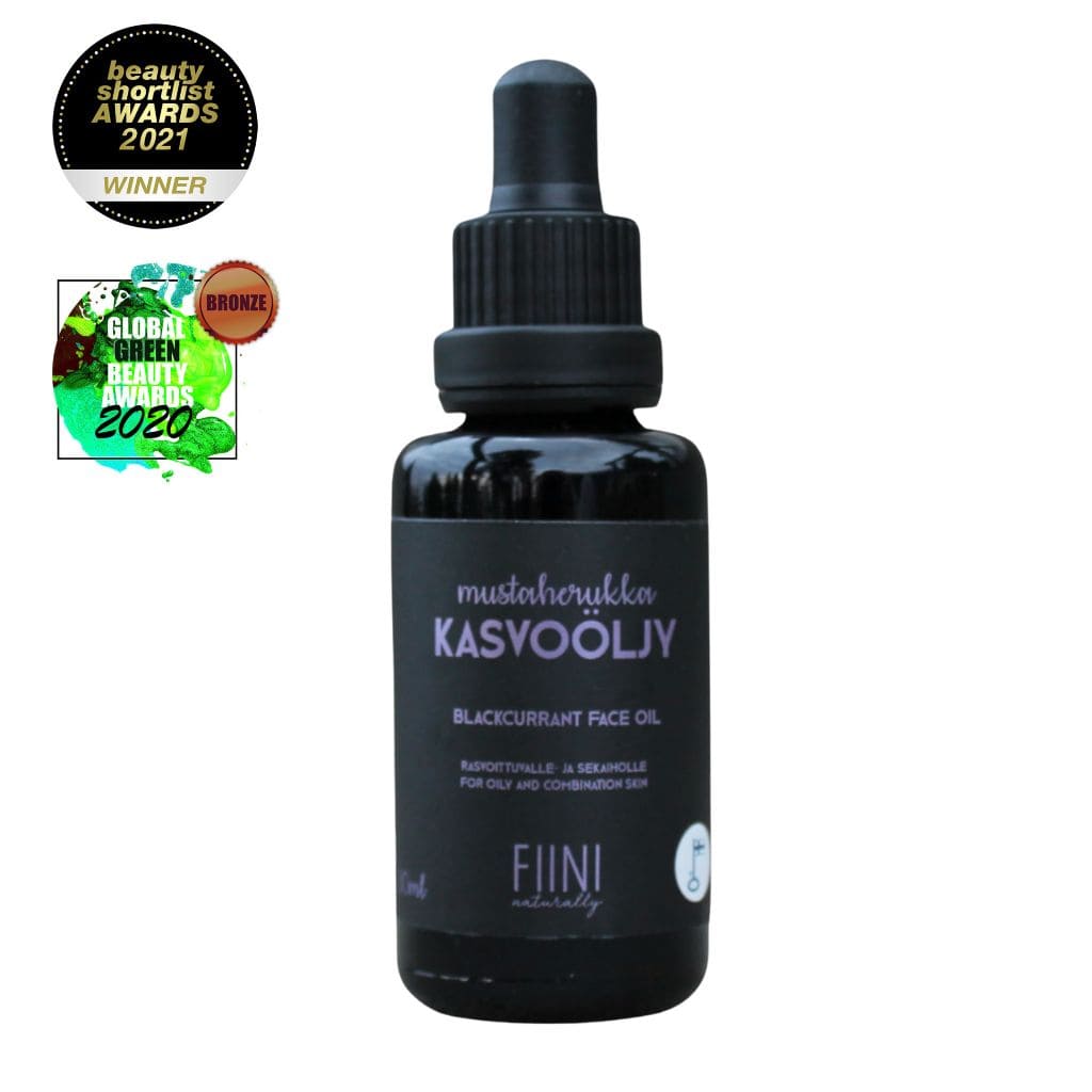 Fiini Naturally Mustaherukka kasvoöljy 30ml