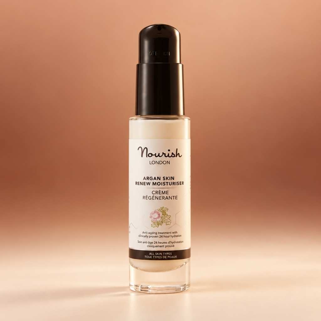 Kasvovoide Nourish London Argan Skin Renew 50ml