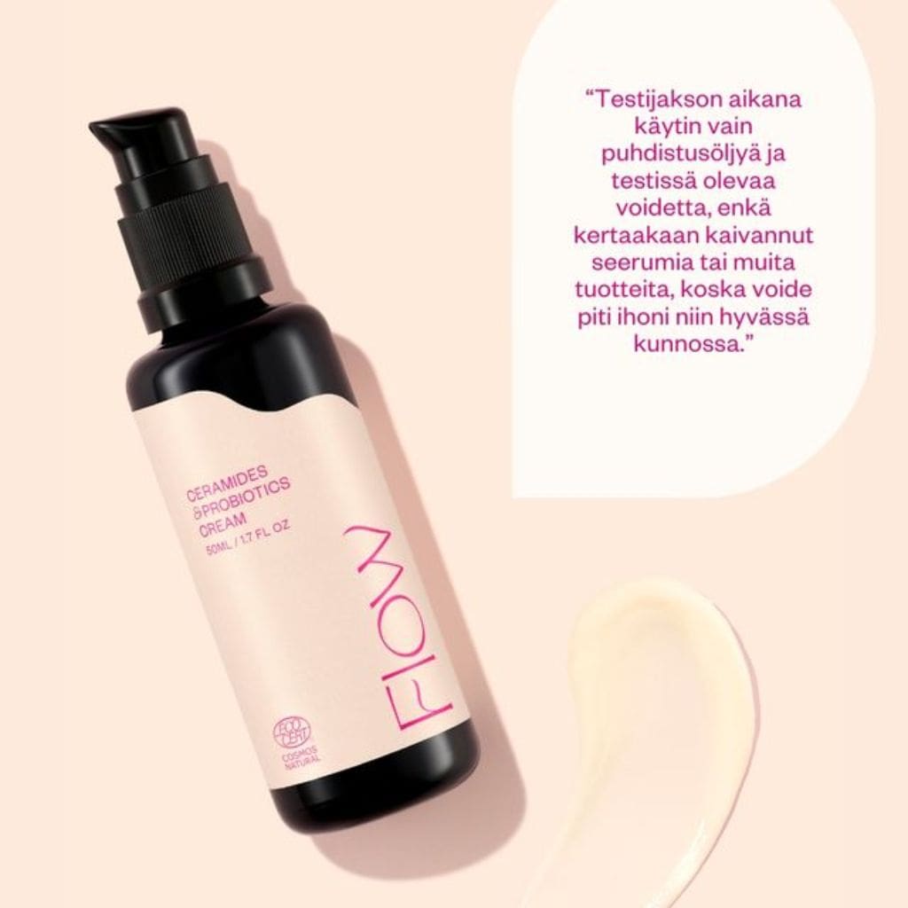 Kosteusvoide Flow Cosmetics Ceramides & Probiotics Cream 50ml