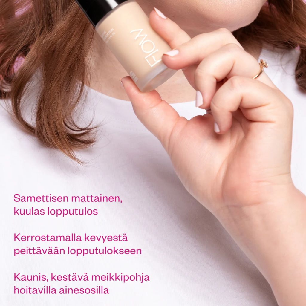 Kosteuttava meikkivoide Flow Cosmetics Cream Foundation 30ml