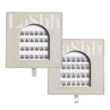 LaShh Aire ripsitupsut M+L Duo setti, kirkas liima