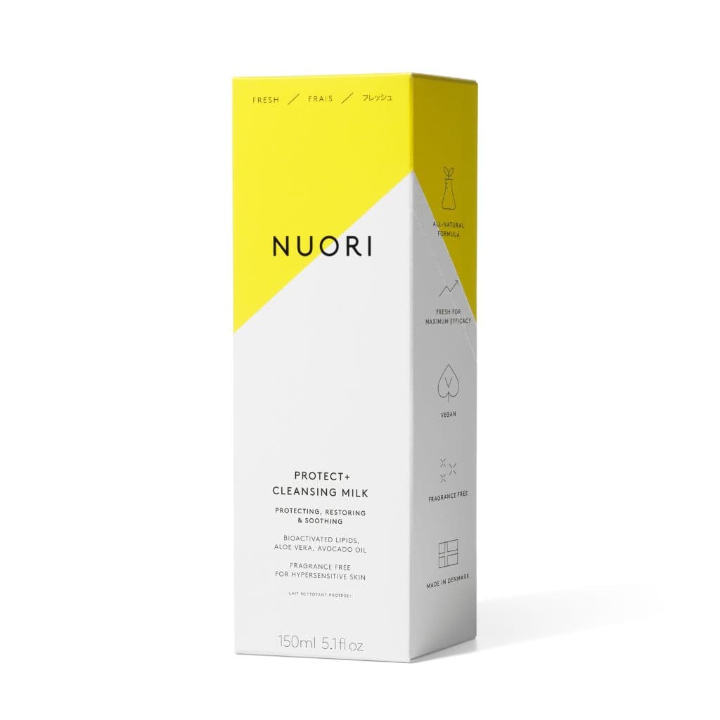 NUORI Protect+ hajusteeton puhdistusmaito