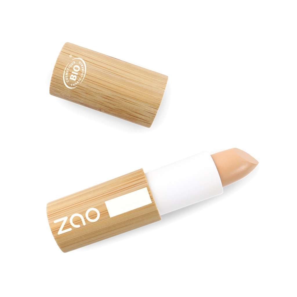 Neutraloija tummille silmänalusille Zao Concealer Stick 494 Dark Brown