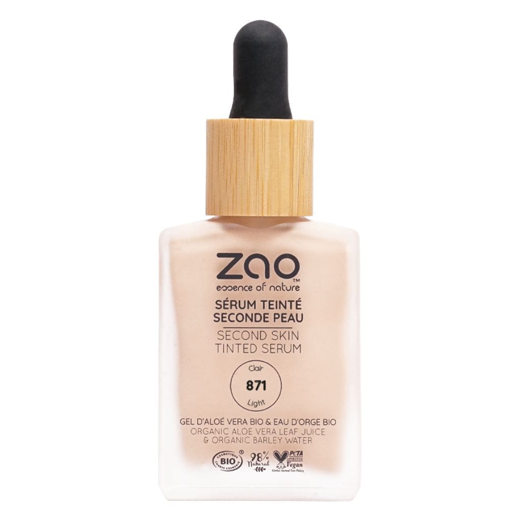 Seerumimeikkivoide Zao Second Skin Tinted Serum Foundation 871 Light 30ml