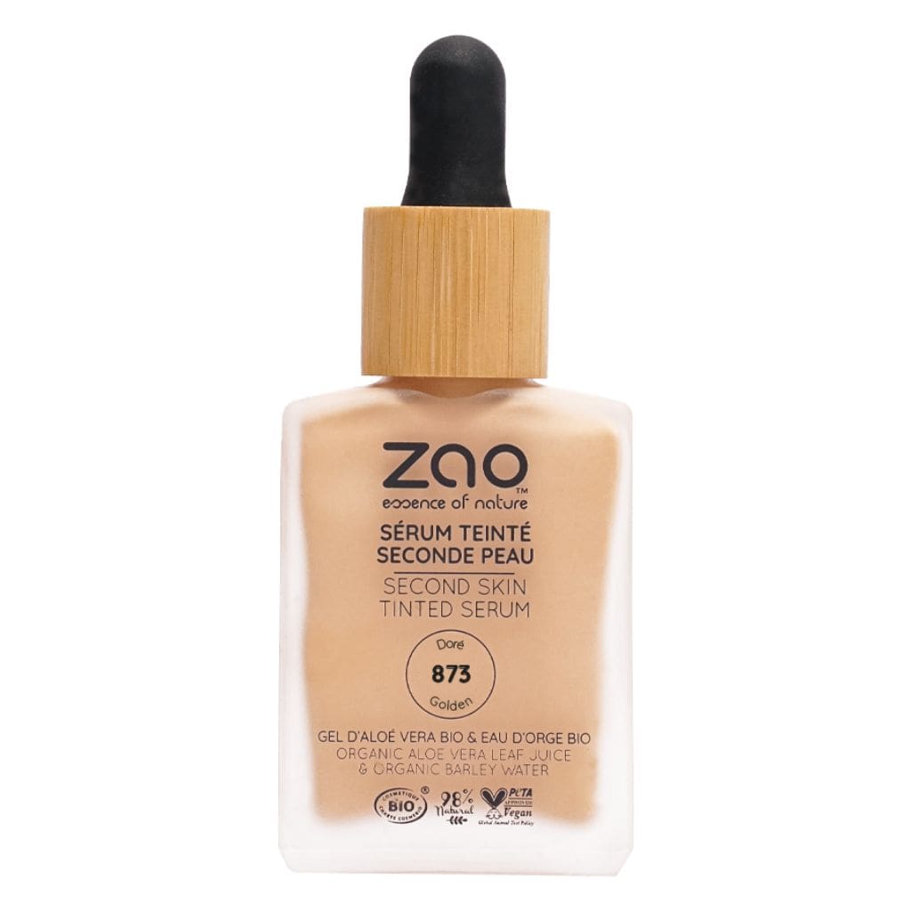 Seerumimeikkivoide Zao Second Skin Tinted Serum Foundation 873 Golden 30ml
