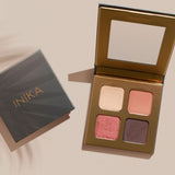INIKA Organic Eyeshadow Quad luomiväripaletti - Flowers 8g