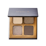 INIKA Organic Eyeshadow Quad luomiväripaletti Wind - upeita nuden- ja kaakaon sävyjä