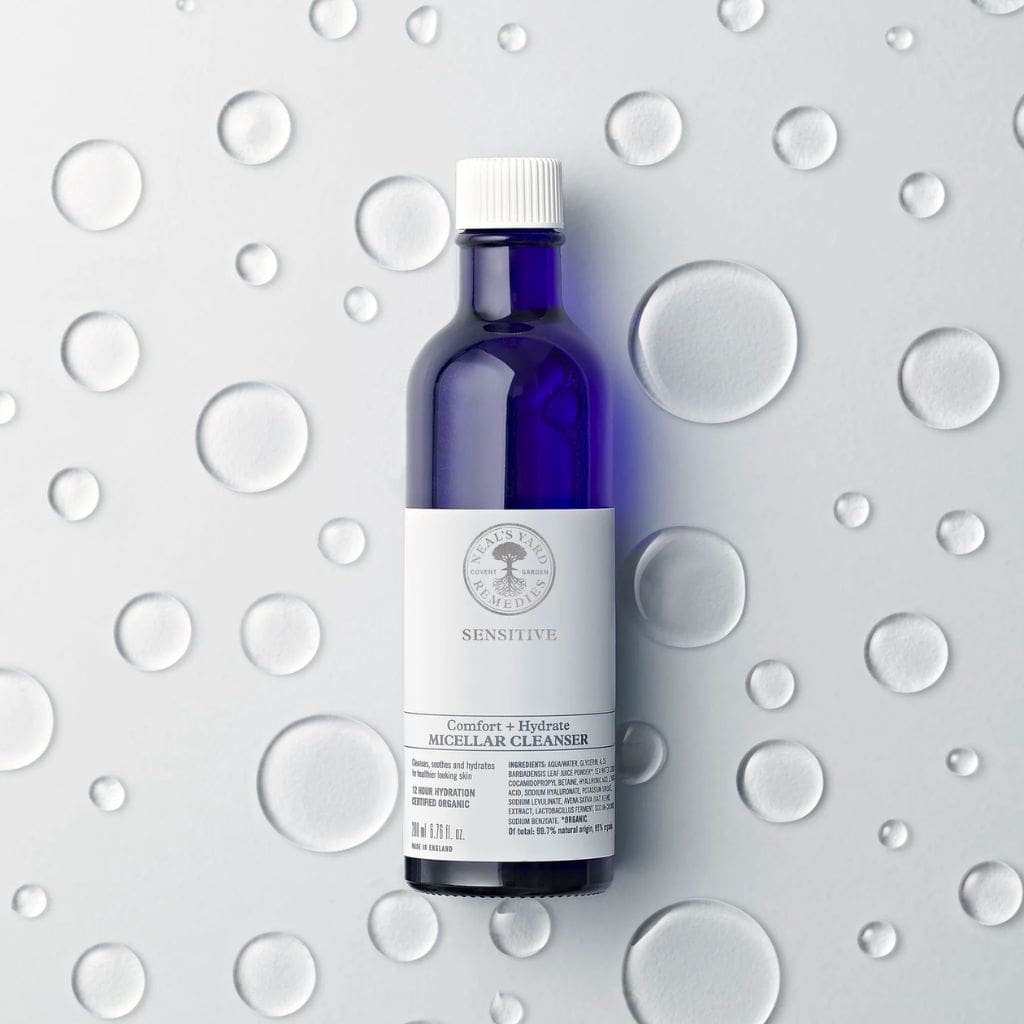 Neal's Yard Remedies Sensitive Comfort + Hydrate Micellar puhdistusaine 200ml
